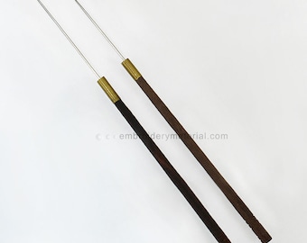 2 Pieces , Aari Needle (0.72MM) for Sewing Sequins & Beads