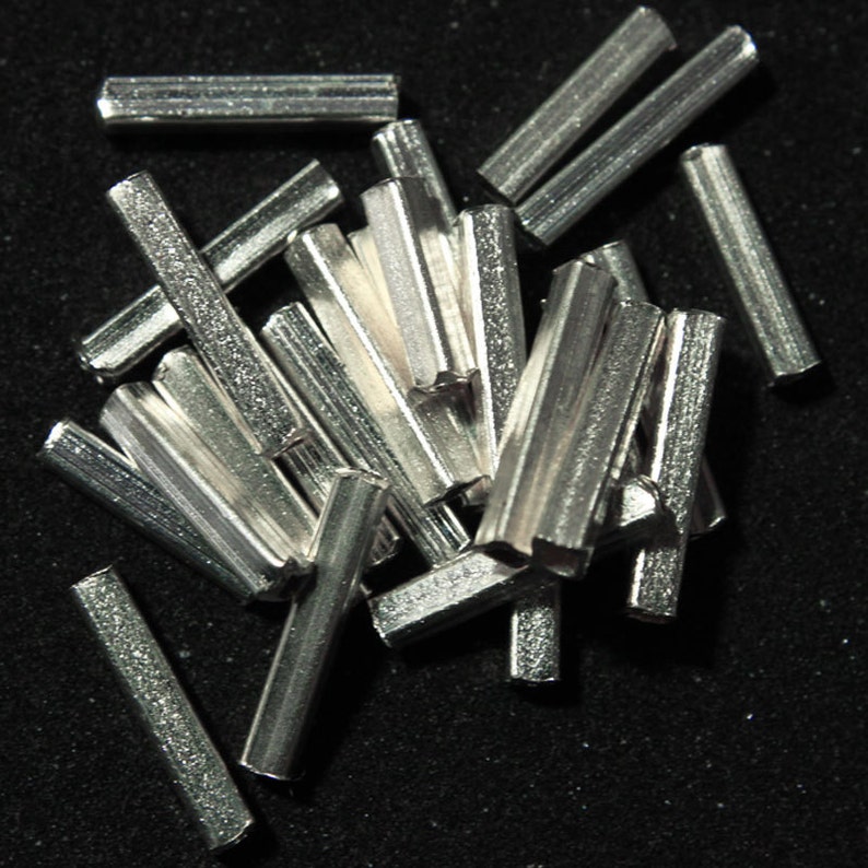 Metal Beads Square Tube Spacers Beads Brass Metal Pipes Beads Etsy