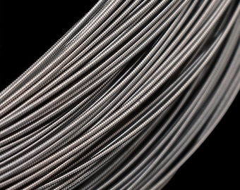 25 Meter , 1MM, Gimp/ Siff Wire/French Stiff wire in Light Grey Color (100 Gram) , (EMBGW06149)