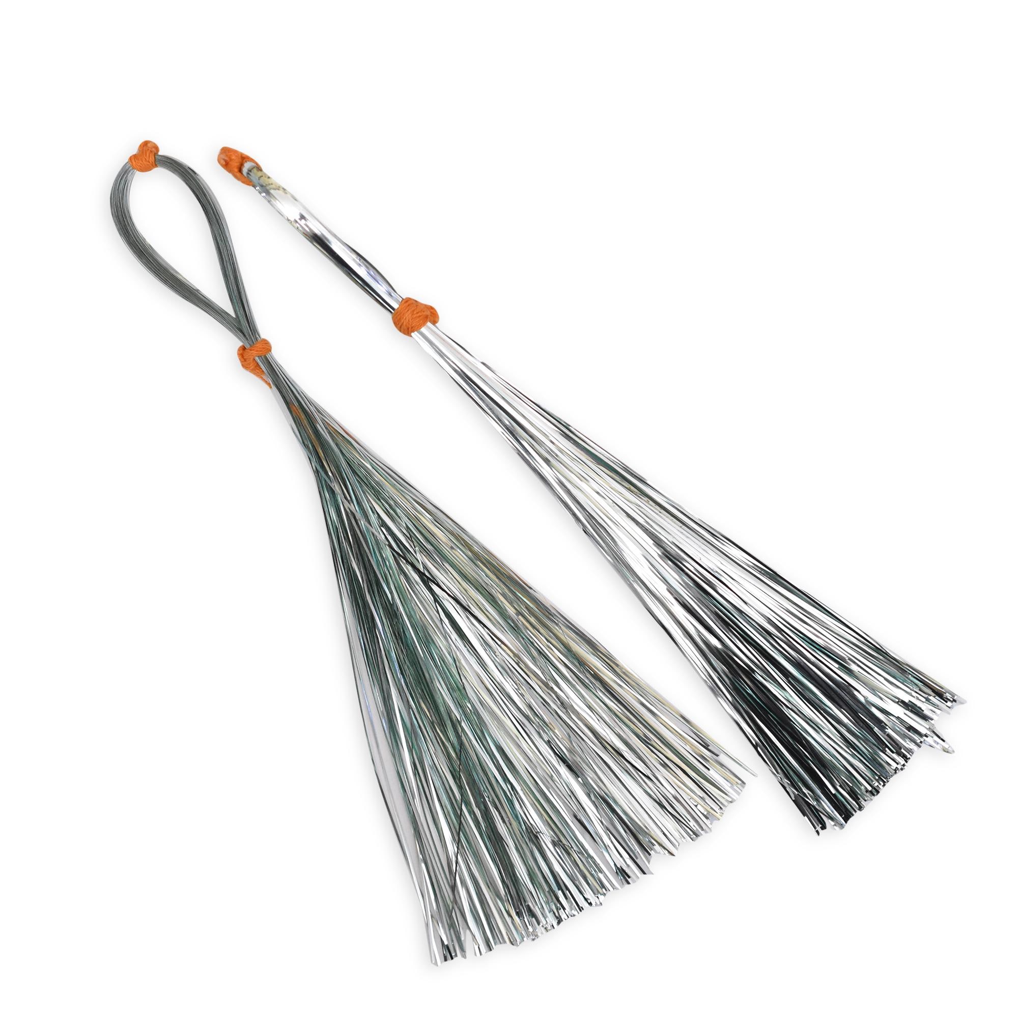 Hirabayashi Makiko・タッセルネックレス　[silver] Metal Strips in Silver Colour for Mukaish Work (100gram