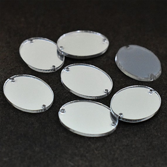 Oval acrylic mirror deals