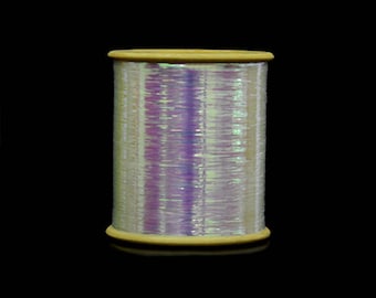 1 Roll, Flat Metallic Badla Thread in Rainbow Colour -15,000 meter of thread-EMBMT5524