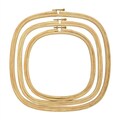 Wooden embroidery hoops Stitching Hoop,Wooden Hoop &Stands Cross Stitch Hoop Square Frame Hoop art embroidery ring-1 Pieces product logo