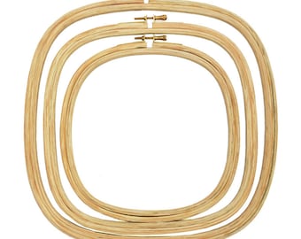 Wooden embroidery hoops Stitching Hoop,Wooden Hoop &Stands Cross Stitch Hoop Square Frame Hoop art embroidery ring-1 Pieces