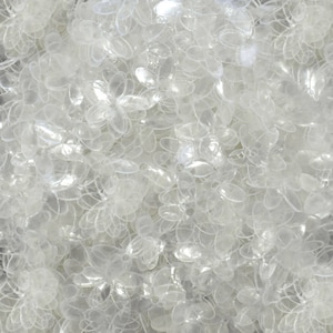 10MM Flower Shape Transparent Sequins-EMBSQ5129