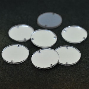 25 Pcs Transparent Acrylic Circle Blanks Discs 2 Round Acrylic