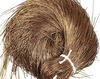 125 Yard/Packet, 0.5MM French Wire /Thinnest French Metallic Wire / Bullion Wire in Antique Gold Color-(100Gram)