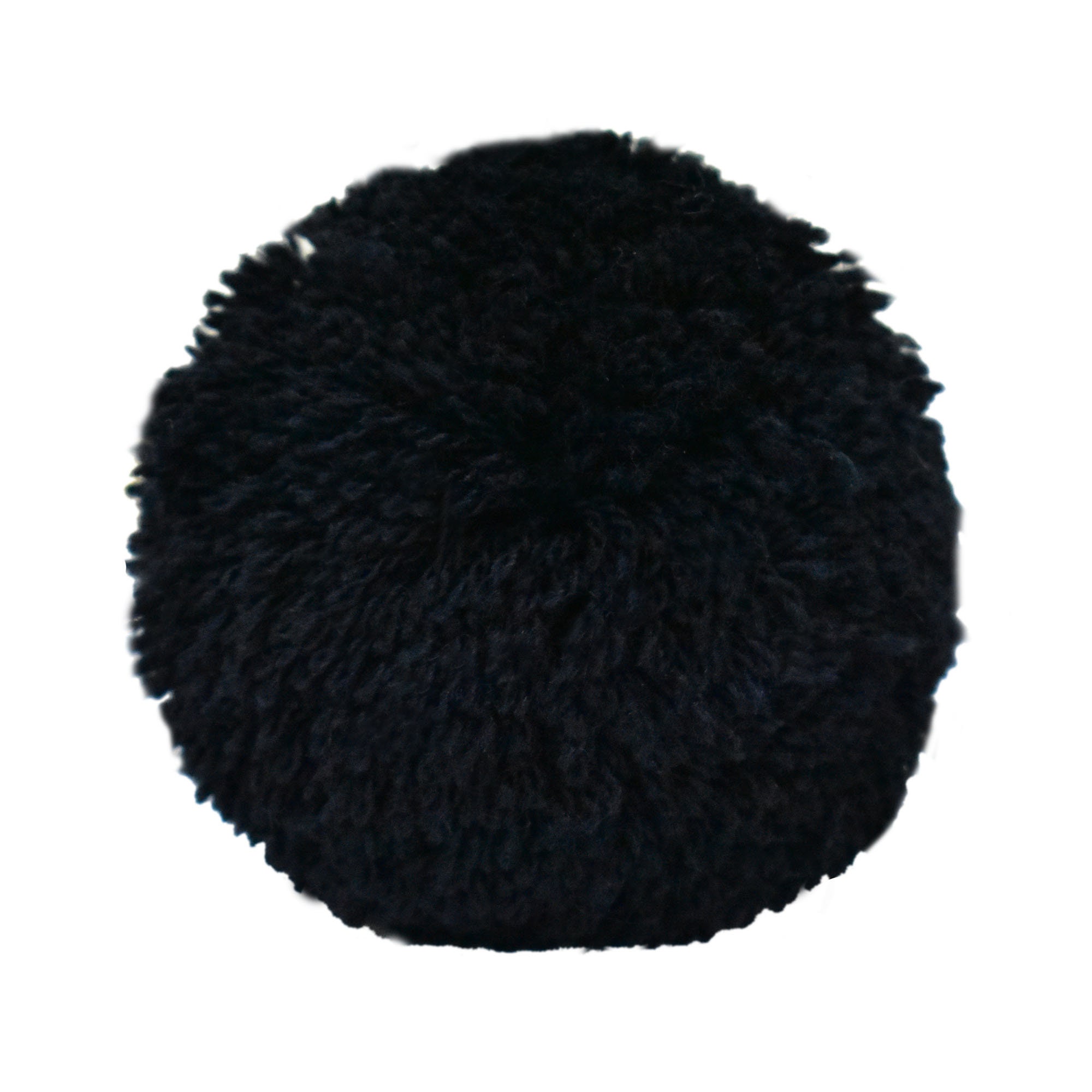 6 Pcs Black Pom Poms Faux Fur Pom Pom Fluffy Pom Pom Balls, Round Fluffy  Pompoms for Crafts with Tiny Cord for Hat Shoes Garment Hair Pins Earrings