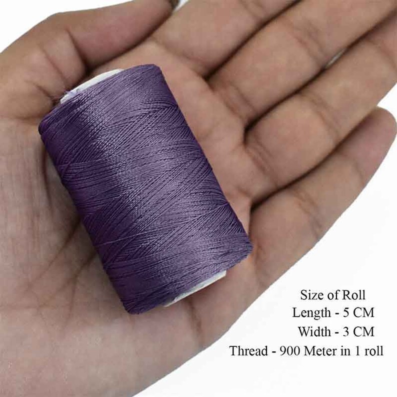 Art Silk Thread in Violet Color,Art Embroidery silkyarn,Embroidery Thread,indian silk thread,Viscose Rayon Silk thread-2Roll-984YardRoll
