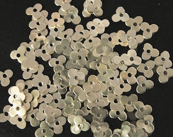 100 Gram,Silver Flower Metal Sequins/metal beads/Metal look Sequins/Metal Charms(Size 6 MM)