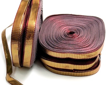 Gota Laces Ribbon Trim Indian Plain Gota Patti Border Lace in Antique Gold Color gota lace for wedding dresses Gift wraping & fancy item