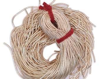 Fil de lingot/fil décoratif/fil français/fil métallique couleur or clair, 1 mm (DM), 100 grammes/paquet