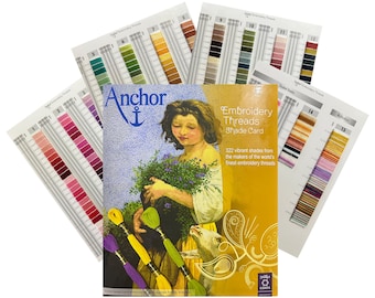 1 Anchor Thread Shade Card/Shade Card Chart Book