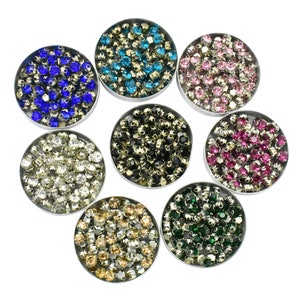 Rhinestones Montees Mix Colors In Brass Setting, 16SS Sew On Crystals, 576 Pieces