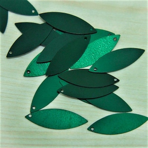 8*25MM,Double Colour Oval Shape Sequins-EMB5058