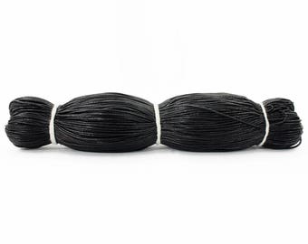 Metallic Braided Cord (Black Colour) made from Metallic threads (218 Yard)-EMBBT4705