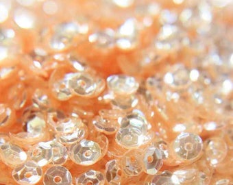 3MM/4MM, Pink Sand Colour French Cut Sequins -EMB319