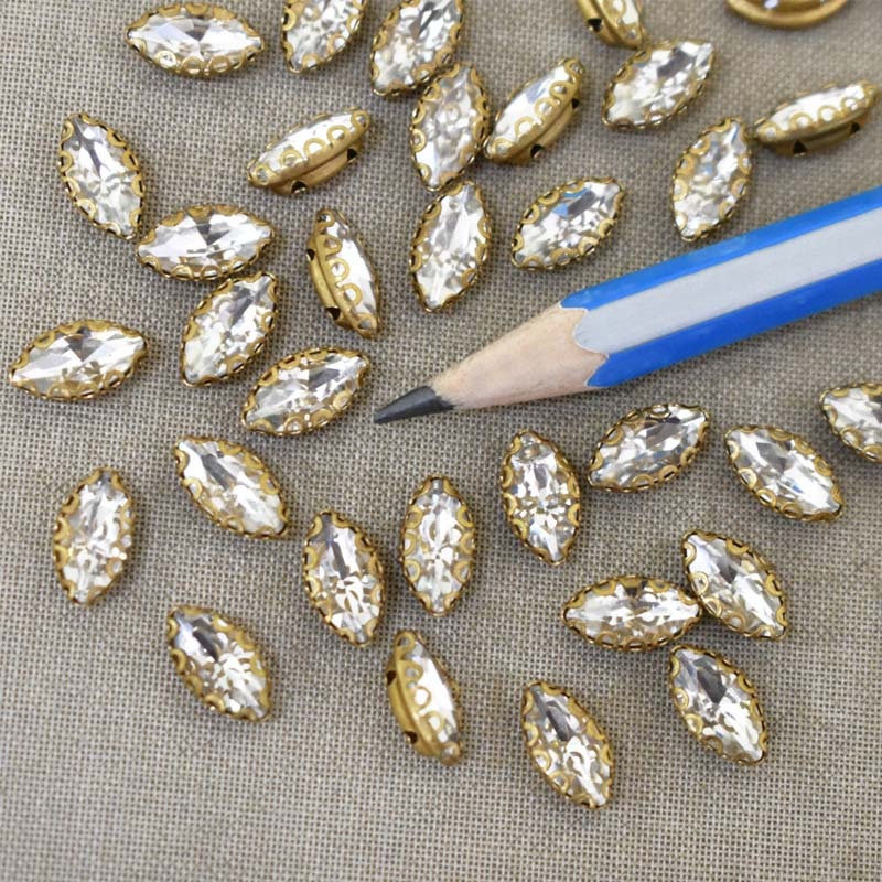 Dongzhou Cristalli Occhio Di Cavallo Strass K9 Cristallo Pietra Fantasia All'ing - Foto 5