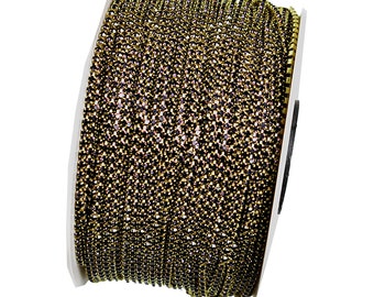 Strass Kette Trim Crystal Cup Kette Amethyst Farbe Crystal Cup Banding Kette für die Schmuckherstellung