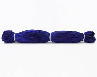 Metallic Braided Cord (Midnight Blue Colour) made from Metallic threads (218 Yard)-EMBBT4703