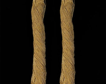 Metallic Zari Threads/ Metallic Yarn Thread/Gold metal thread /Japanese vintage thread for Embroidery-2 Skeins
