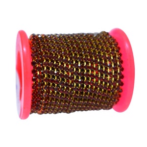 Rhinestone chain Trim Crystal Cup Chain Scarlet Red Colour Crystal Cup Banding Chain for jewelry making