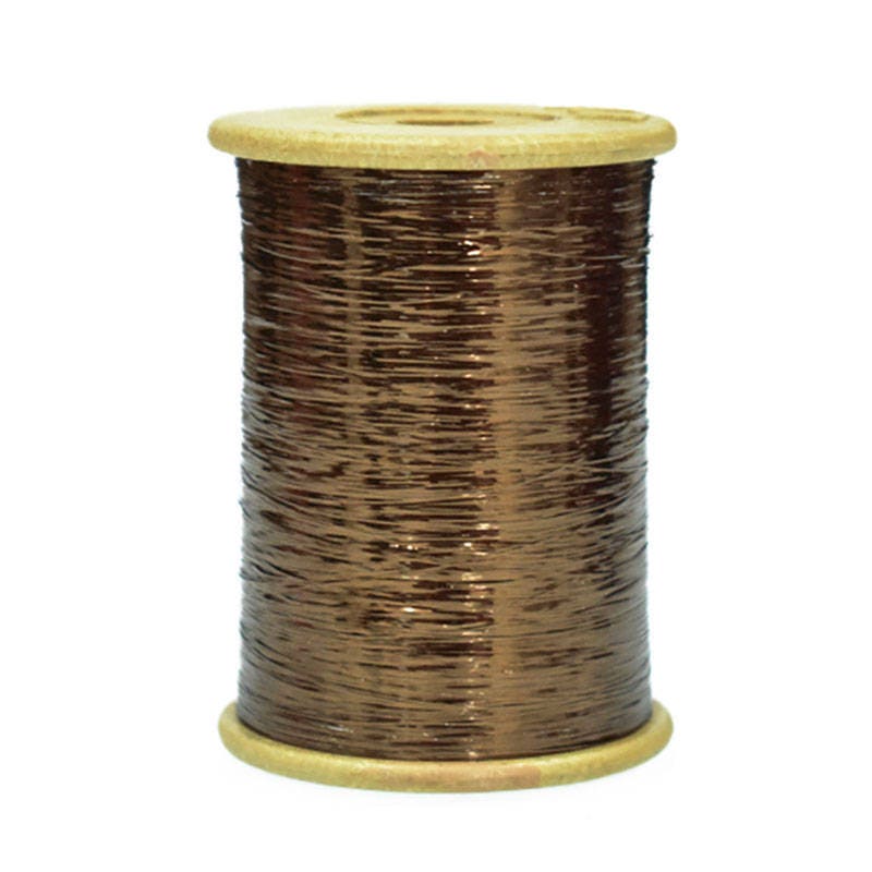 1 Roll, Flat Metallic Badla Threads in Antique Golden Colour-10,000 ...
