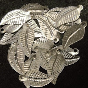 10*21MM Silver Leaf Shape Charms/Small Leaf Pendants/Leaf Charms/Charm Leaves -100 Grams
