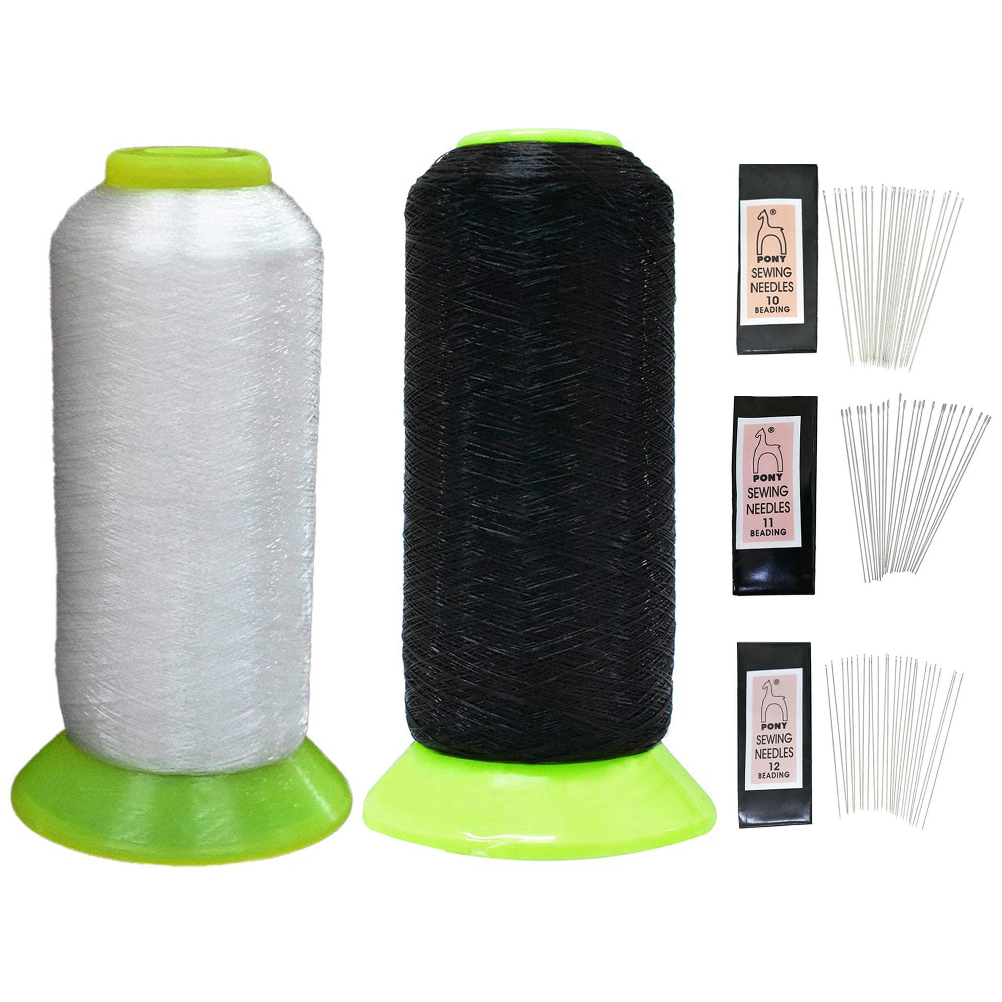 Few Shades Green Kit Upholstery Thread & Needle Hand Machine