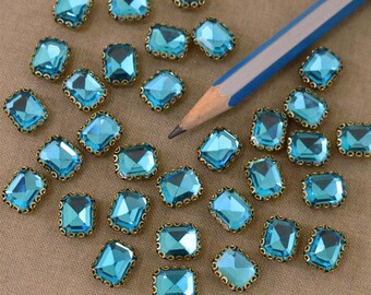 Strass In Vetro Fucsia A Goccia Da Cucire Su Pietre Strass - Foto 9