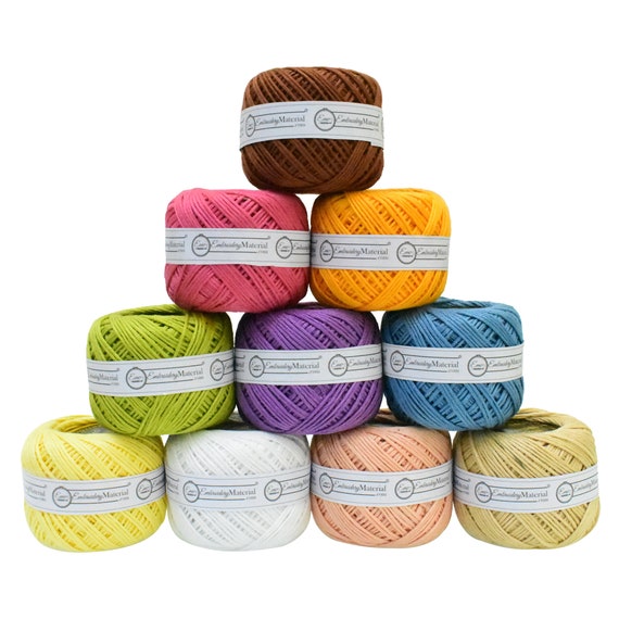 Crochet Cotton Yarn Size 20 Thread for Knitting Tatting