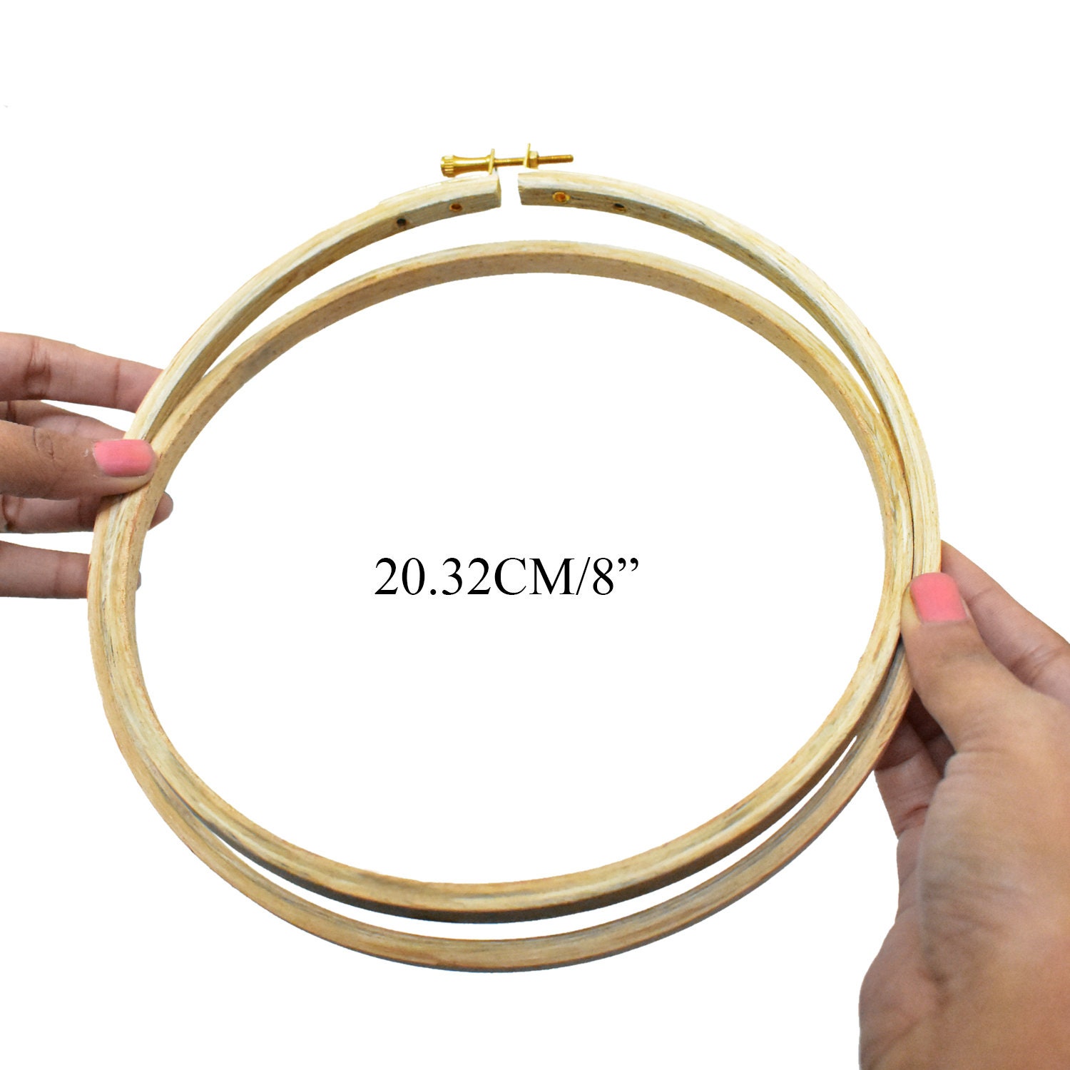 Cerchio Da Ricamo In Legno 15 Cm: Telaio Per Punto Croce E Cucito Creativo