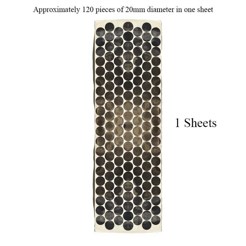 Round Laser Cut Foil Mirror Finish Metal Polka Confetti Dot Etsy