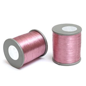 Nici Zari Nici metaliczne Nici metalowe do haftu ręcznego i maszynowego w kolorze jasnoróżowym (0,1 mm)