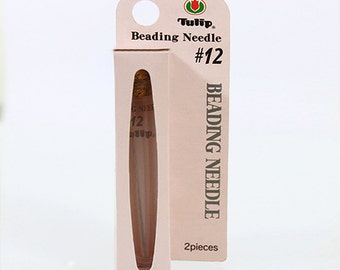 Tulip #12 Size, 2 Pieces of Beading Needles-EMB4371