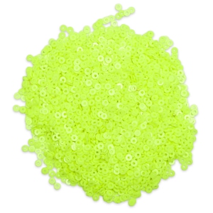 3MM/4MM/2.5MM Neon Finish Sunny Lime Color Sequins-EMB377