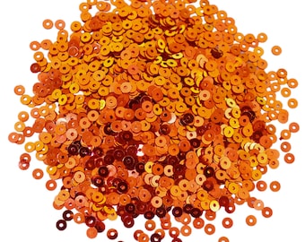 3MM/4MM/2.5MM Scarlet Red Color Crystal Finish Sequins-EMB840