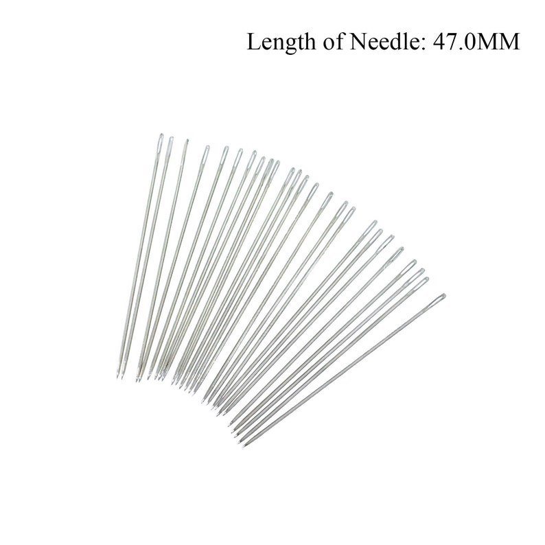 May include: A set of 30 silver sewing needles, each measuring 47.0 mm in length.  Length of Needle: 47.0MM