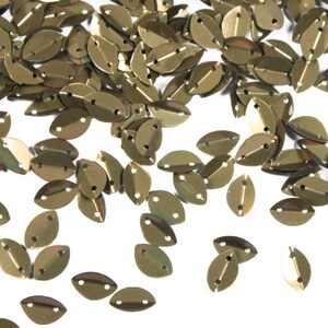 100 Grams, Leaf Shape (6*9MM) folded Sequins-EMBSQ4952