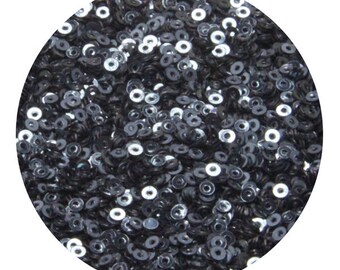 4MM India Ink Color Sequins -EMB846