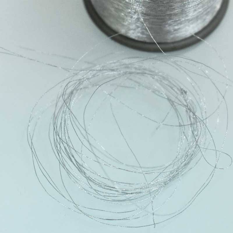Zari Thread Real Silver Plated Metallic Thread Floss Yarn Hand Machine  Embroidery Artwork Sewing Metallic Thread 200mtr/spool1 Roll 