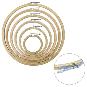 Wooden embroidery hoops Stitching Wooden Hoops&Stands Cross Stitch Hoop,Round Frame, Hoop art embroidery ring-1 Pieces