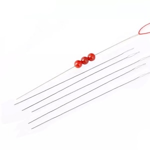 Collapsible Eye Beading Needle For Stringing Of Small Beads