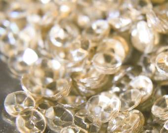 3MM/4MM, Mahogany Rose Colour Transparent Sequins -EMB321