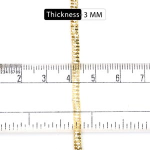 Bullion Wire/French Wire/Metallic French Wire/ french coil, Rough Purl, Bullion Thread,Nakshi,Purl wire in Gold Colour 100Gram image 2