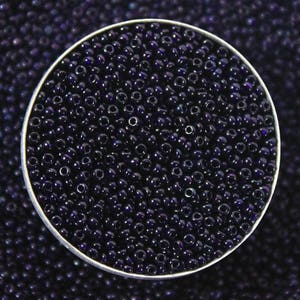 15/0 Miyuki Seed Beads in   Dark Violet Color, 2500 Pieces, Japanese Seed Beads-EMBSB4626