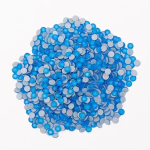 Neon Blue Hotfix Rhinestones kit, DIY Craft Supplies, Hotfix Rhinestone Bulk Gems, Rhinestone Embellishments (4MM, 720 Pieces)