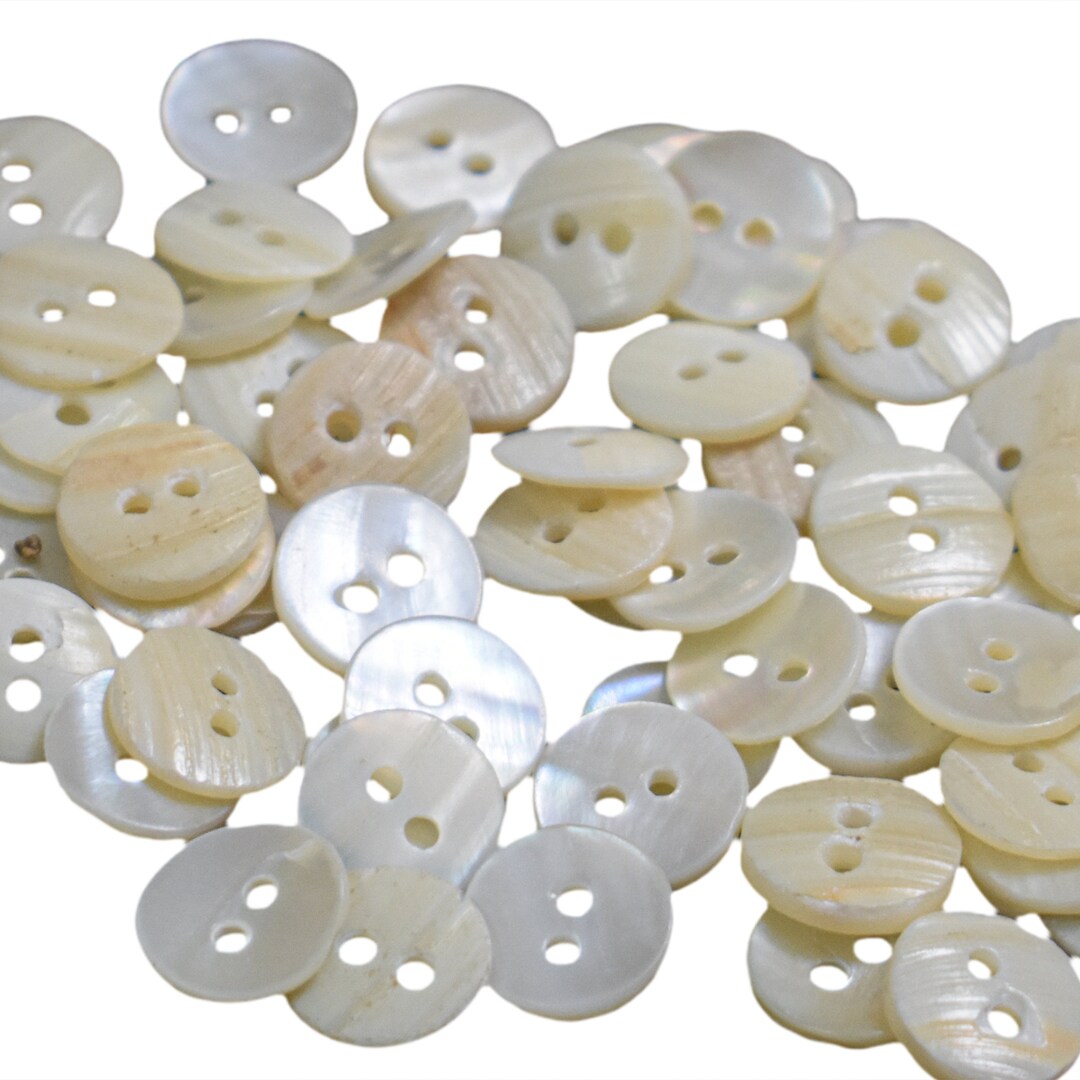 MOP Button Lot Mother of Pearl Buttons Vintage Buttons Craft Buttons ...
