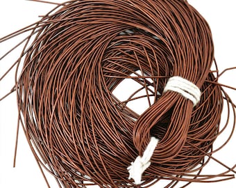 French Wire Metallic Wire Smooth Dabka Bullion Wire French coil Purl embroidery Zardozi bullion wire in Antique Copper Color100GM-50Yard-1MM