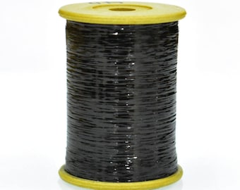 1 Roll, Flat Metallic Badla Threads in Grey Colour-10,000 meter of thread-EMBMT5510